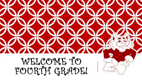 Welcome to fourth grade!