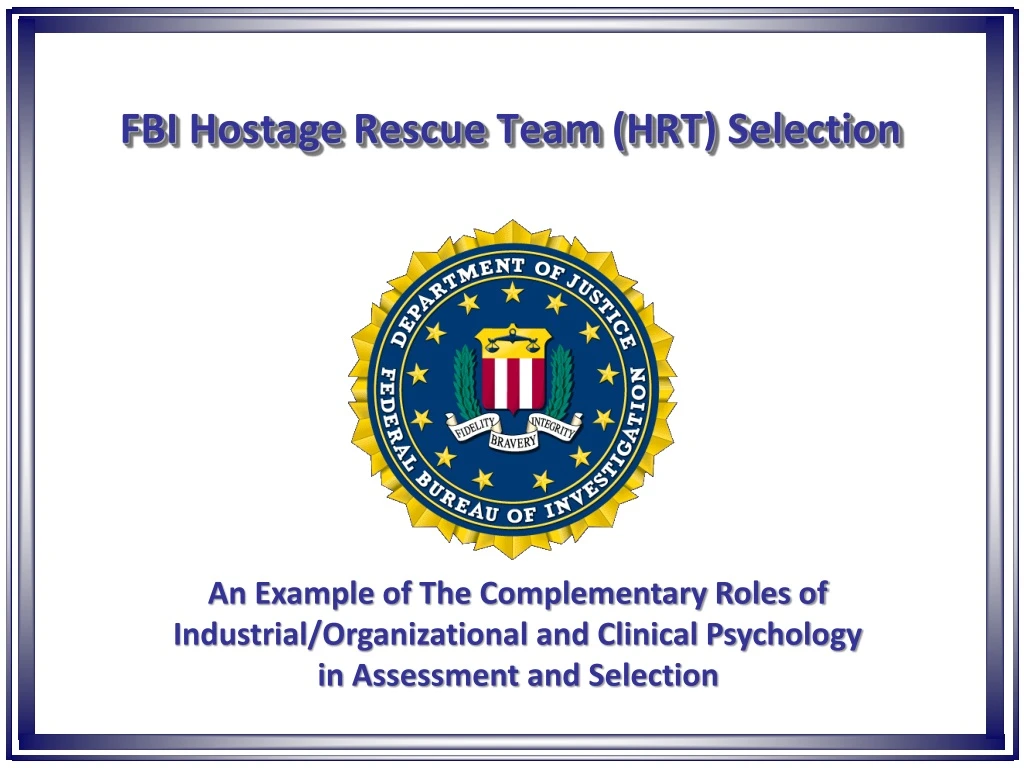 fbi hostage rescue team hrt selection
