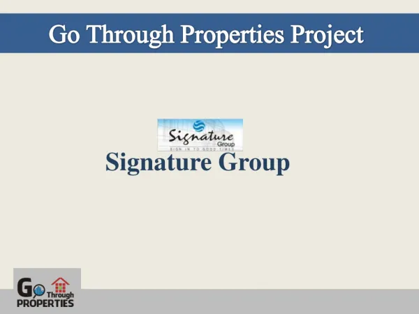 Go Through Properties-Signature Project