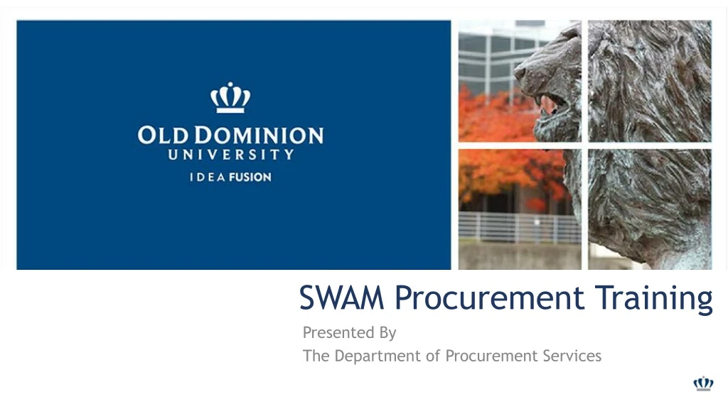 swam procurement training