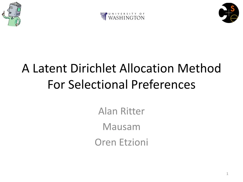 a latent dirichlet allocation method for selectional preferences