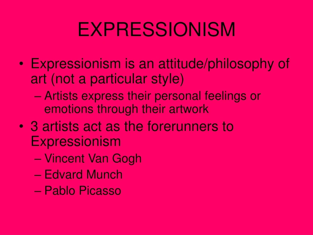 expressionism