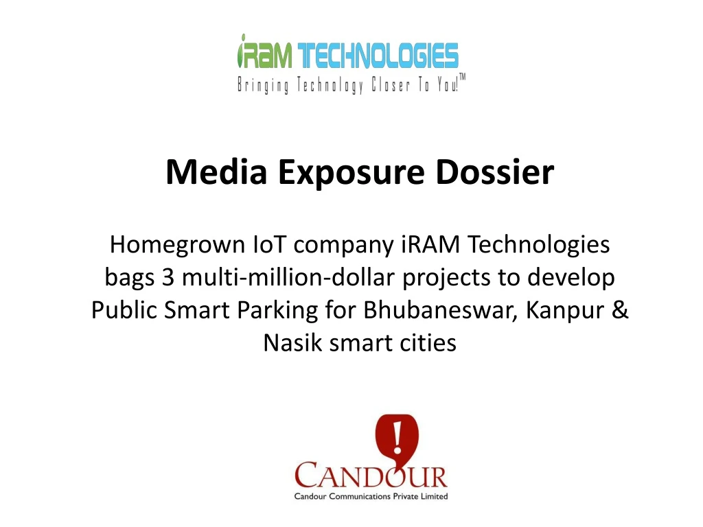 media exposure dossier homegrown iot company iram