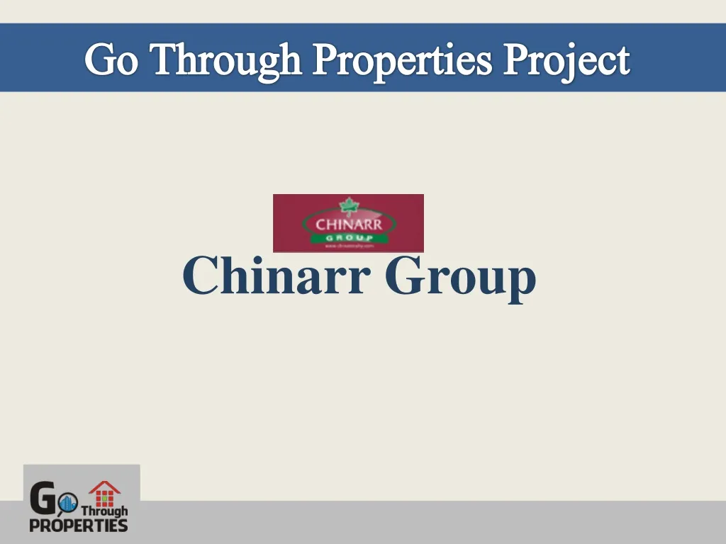 go through properties project