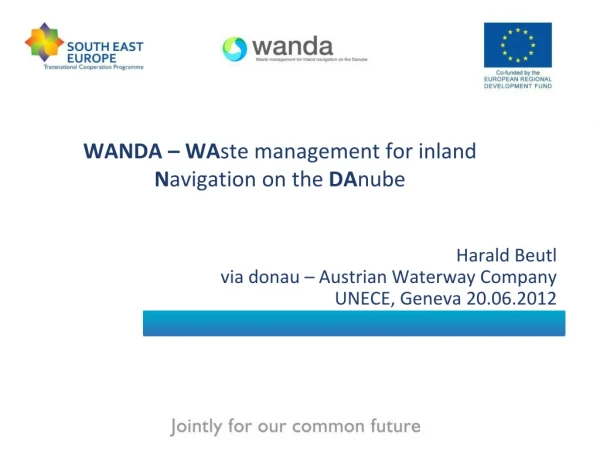 WANDA – WA ste management for inland N avigation on the DA nube