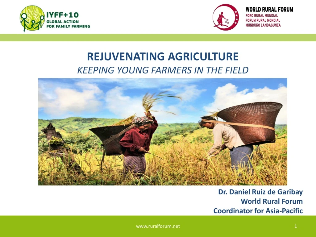 rejuvenating agriculture keeping young farmers