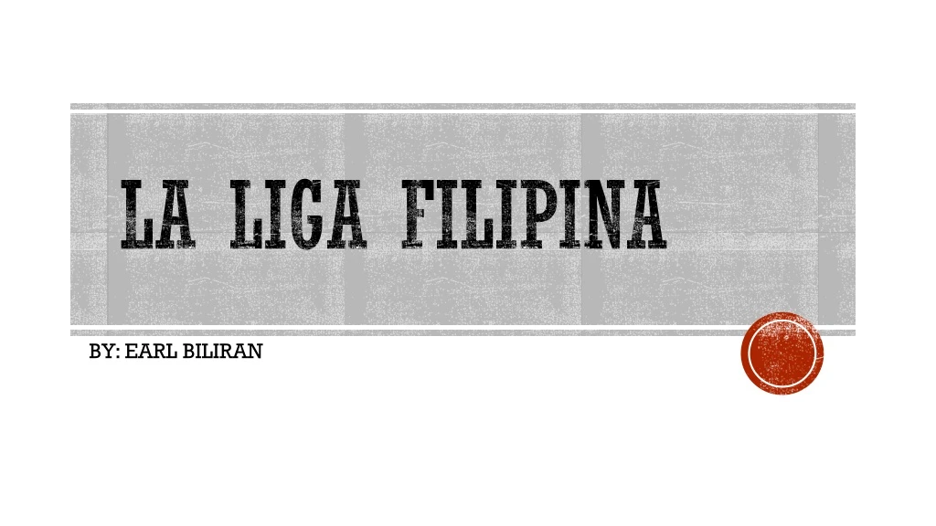 la liga filipina