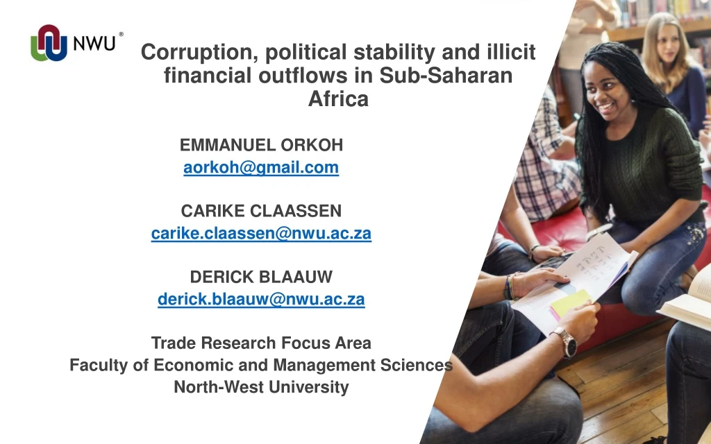 corruption political stability and illicit financial outflows in sub saharan africa