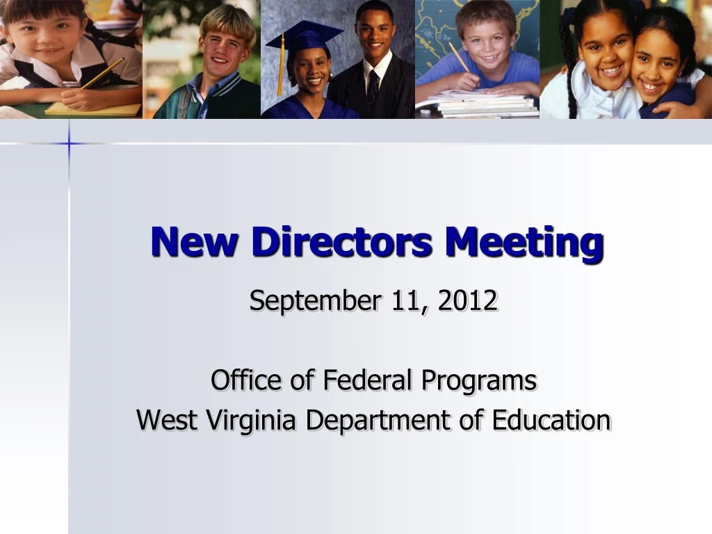 new directors meeting