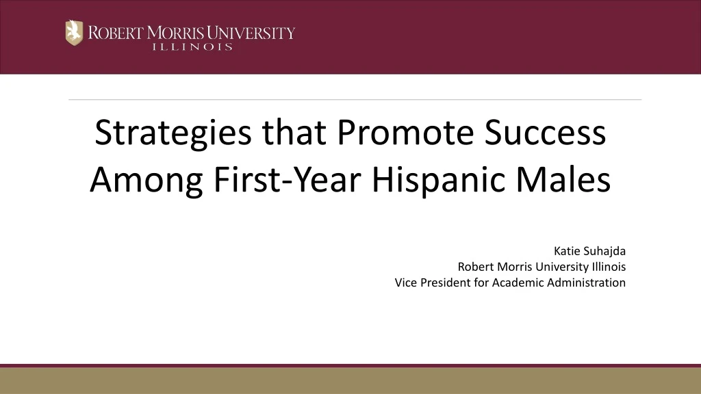 strategies that promote success among first year
