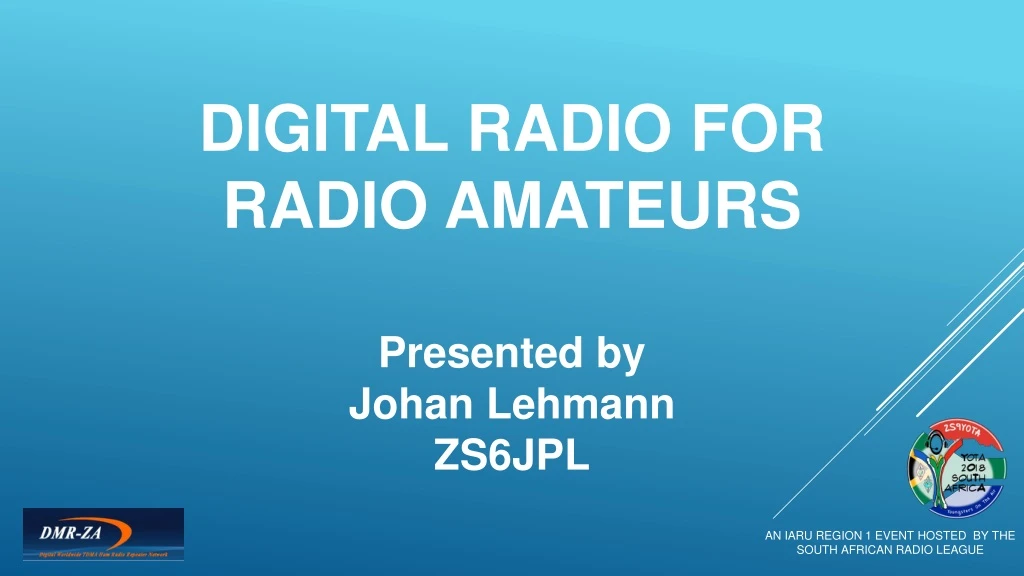 digital radio for radio amateurs