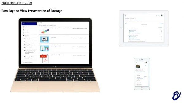 Turn Page to View Presentation of Package