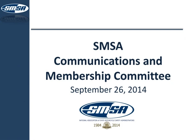 SMSA Communications and Membership Committee