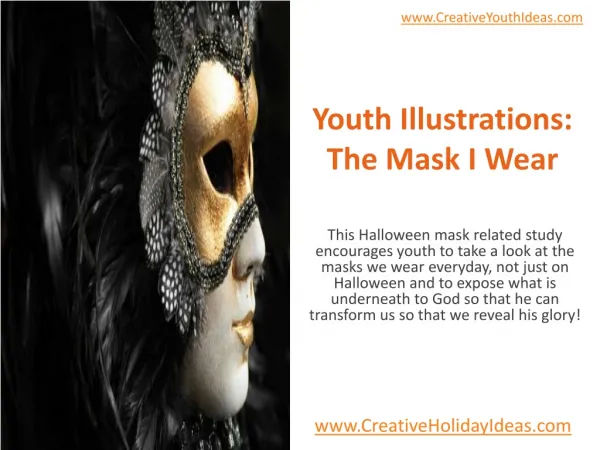 Youth Illustrations: The Mask I Wear