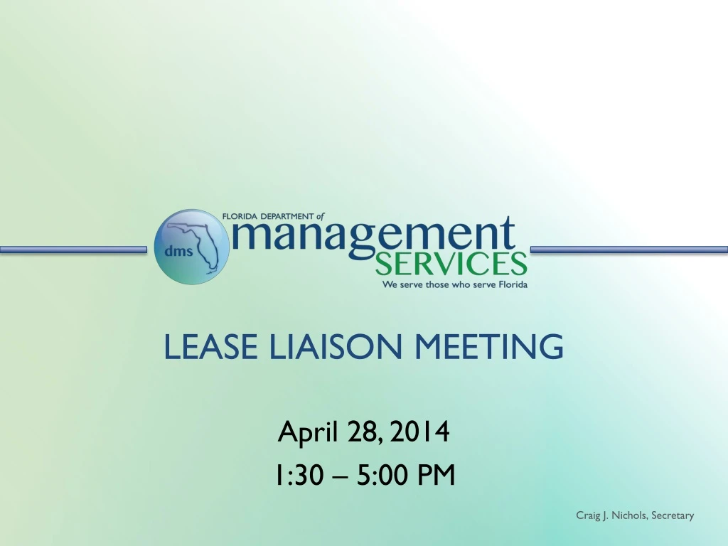 lease liaison meeting