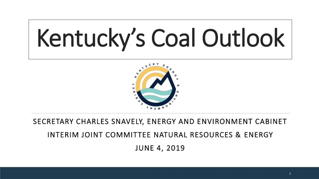 kentucky s coal outlook