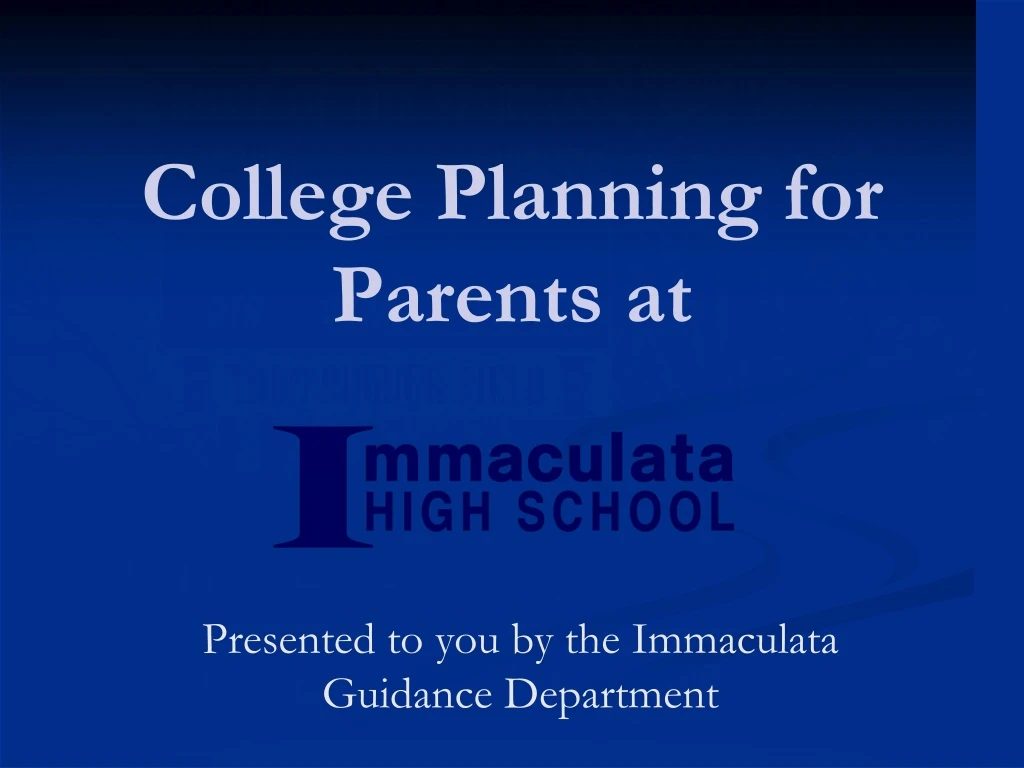 college planning for parents at