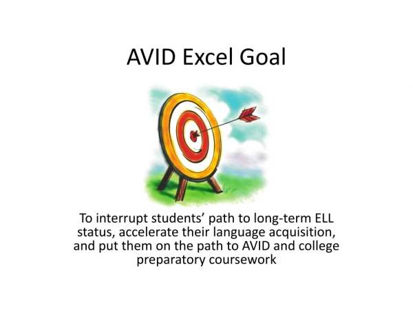 AVID Excel Goal