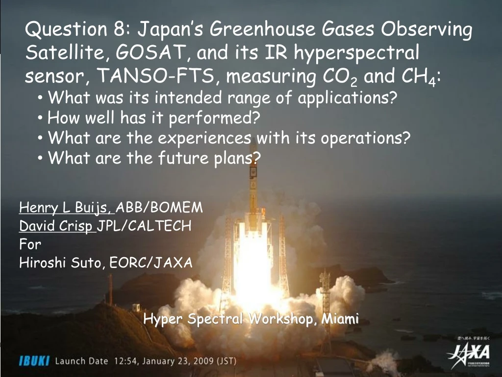 question 8 japan s greenhouse gases observing