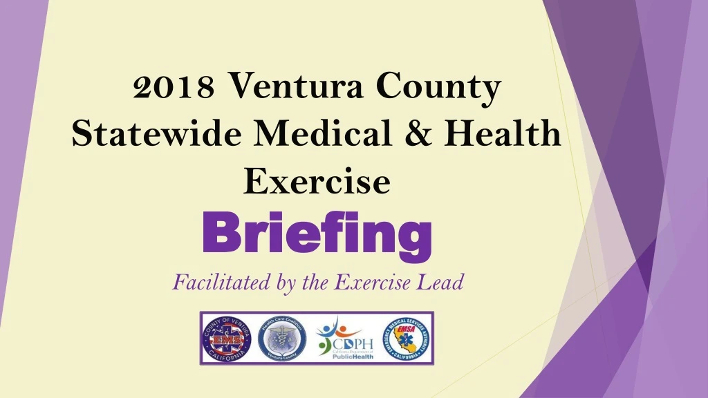 2018 ventura county statewide medical health exercise