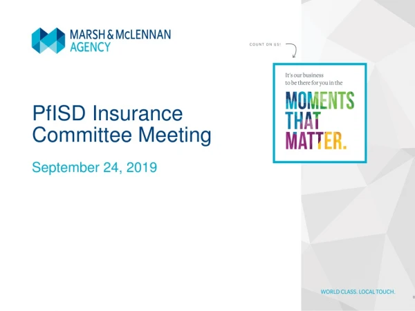 PfISD Insurance Committee Meeting