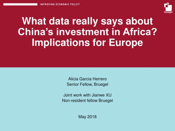 What data really says about China’s investment in Africa? Implications for Europe
