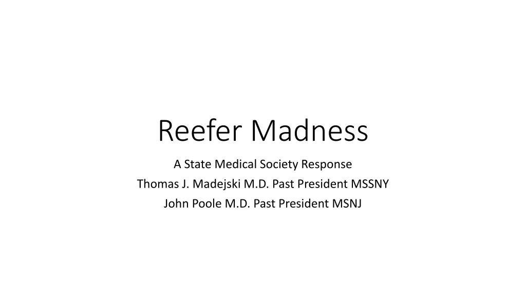 reefer madness