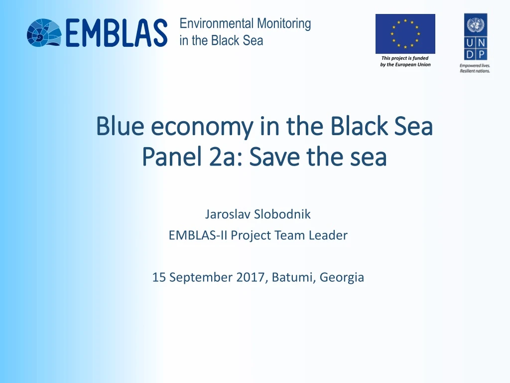 blue economy in the black sea panel 2a save the sea