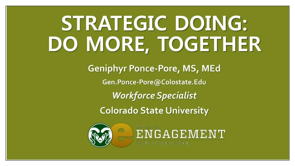 strategic doing do more together