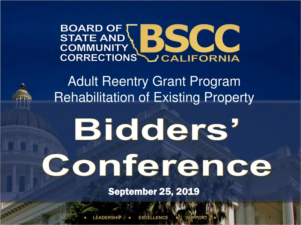 adult reentry grant program rehabilitation