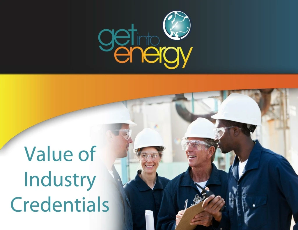 value of industry credentials