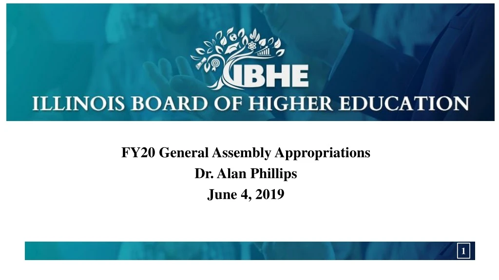 fy20 general assembly appropriations dr alan phillips june 4 2019