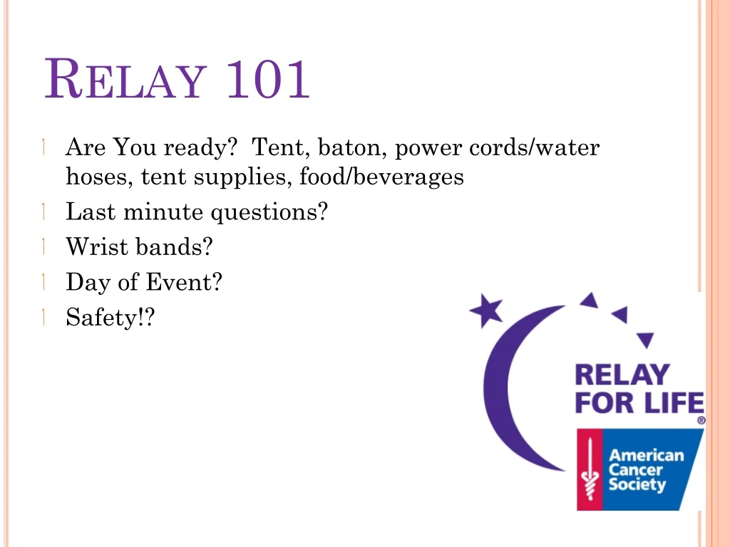 relay 101