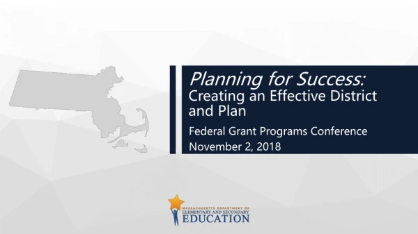 Planning for Success: Creating an Effective District Strategy and Plan
