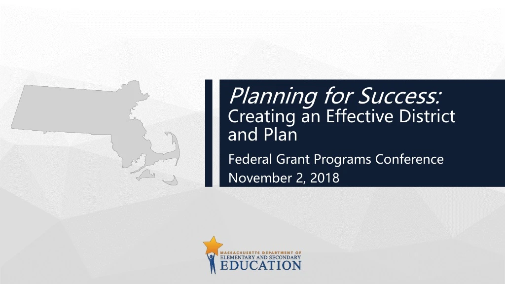 planning for success creating an effective district strategy and plan