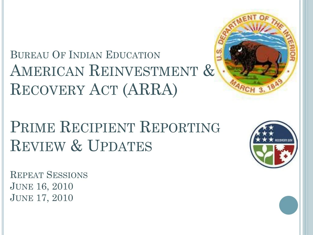 bureau of indian education american reinvestment