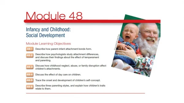 48.1 – Describe how parent-infant attachment bonds form .