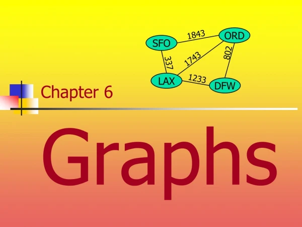 Chapter 6 Graphs