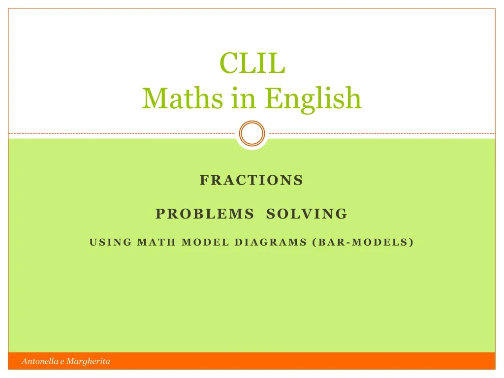 clil maths in english