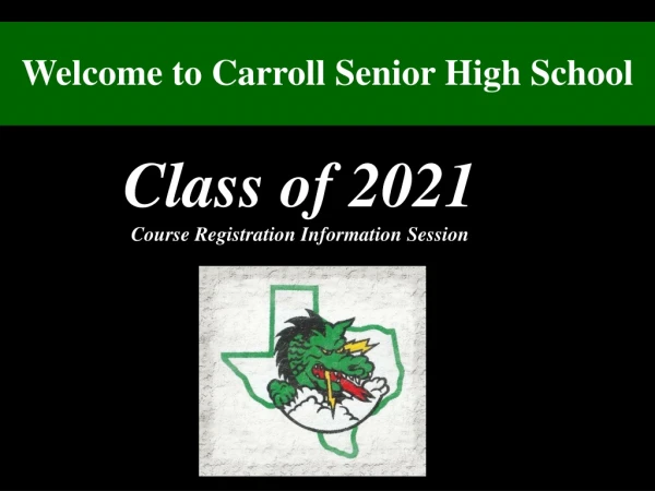 Welcome to Carroll Senior High School
