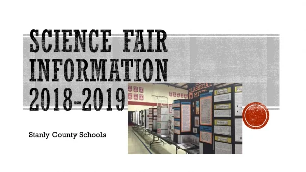 Science Fair Information 2018-2019