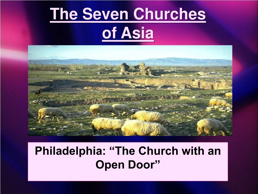 the seven churches of asia