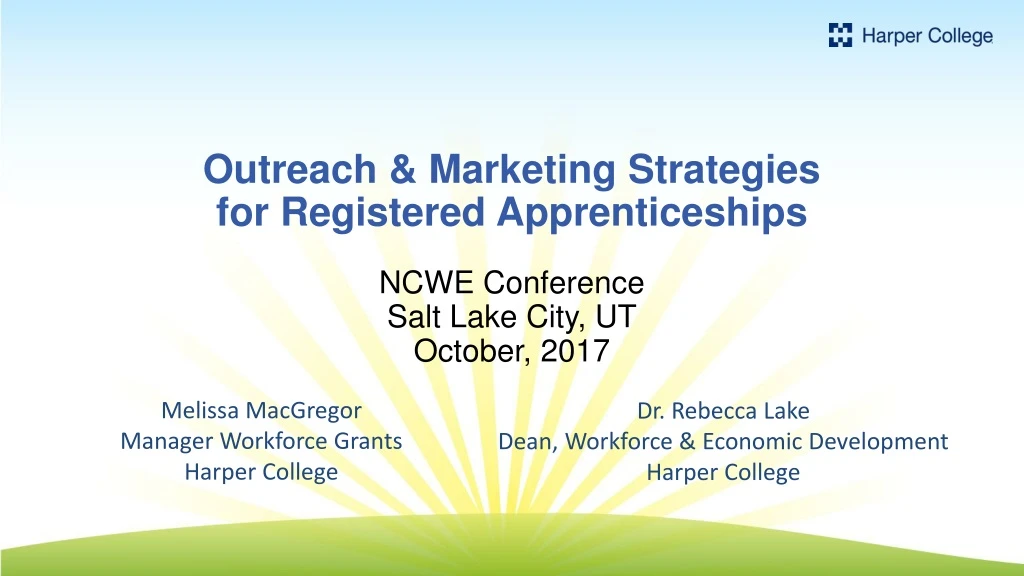 outreach marketing strategies for registered apprenticeships