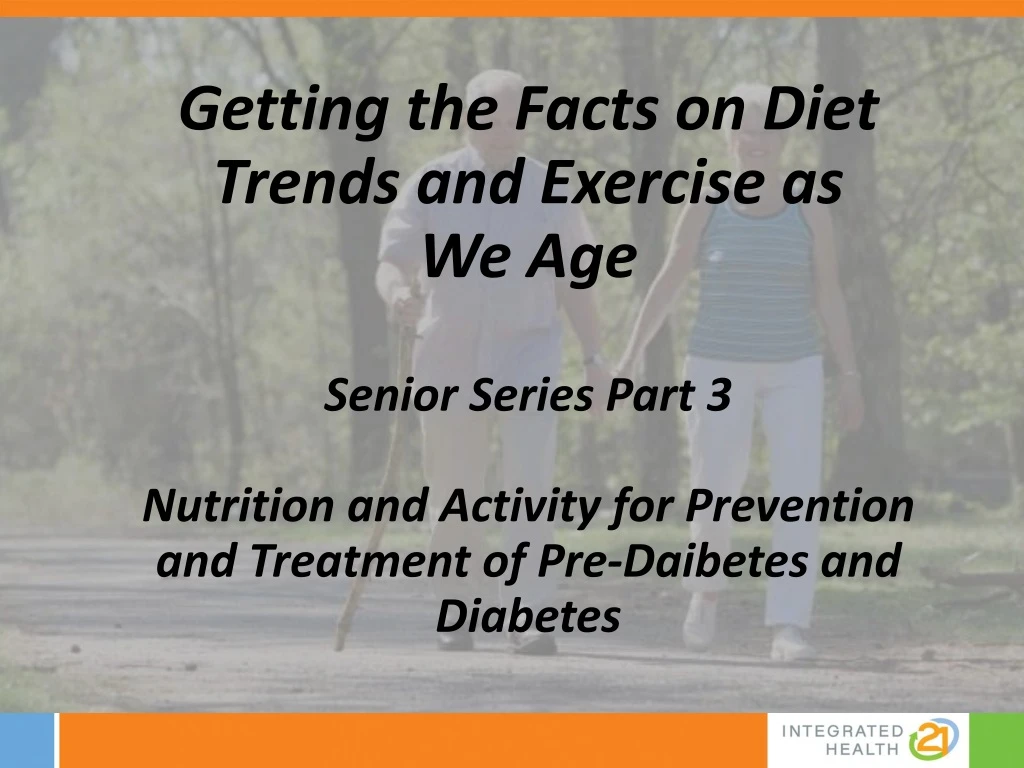 getting the facts on diet trends and exercise