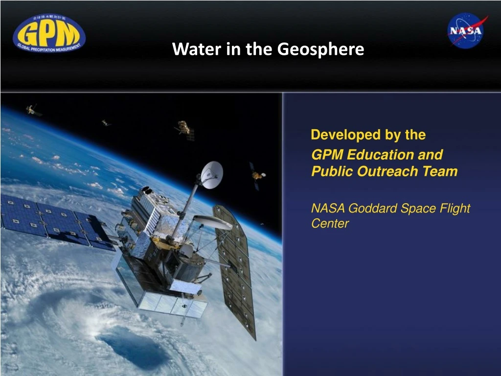 developed by the gpm education and public outreach team nasa goddard space flight center
