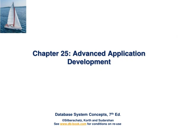 Chapter 25: Advanced Application Development
