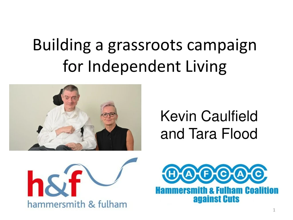 building a grassroots campaign for independent living