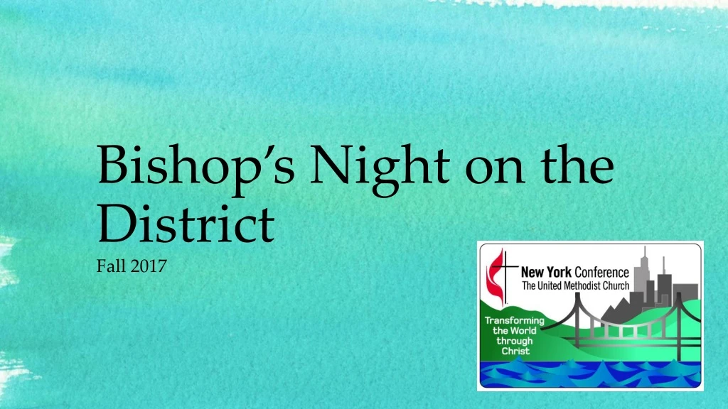bishop s night on the district