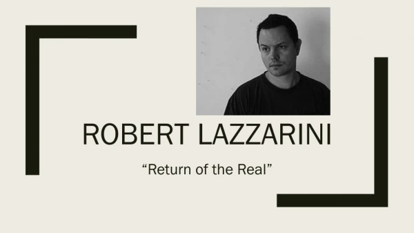 Robert Lazzarini