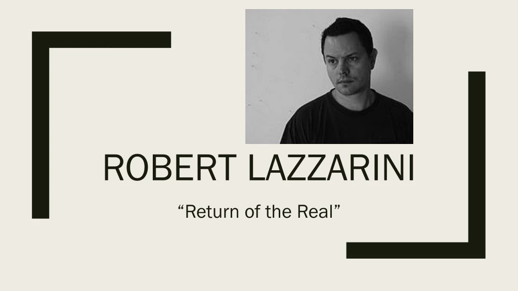 robert lazzarini